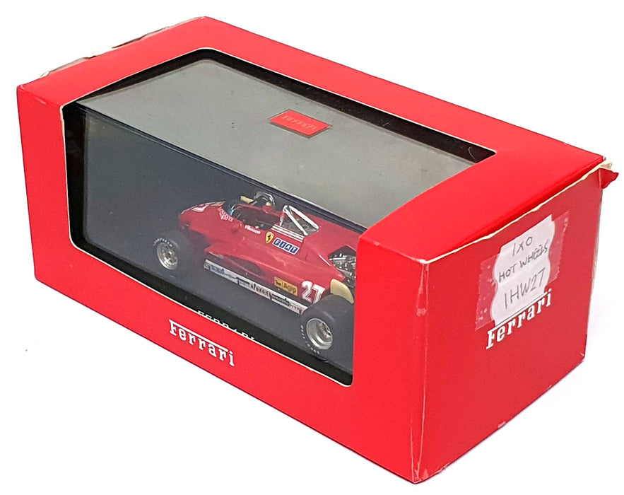 Ixo Hot Wheels 1/43 Scale IHW27 - F1 Ferrari #27 Villeneuve - Red