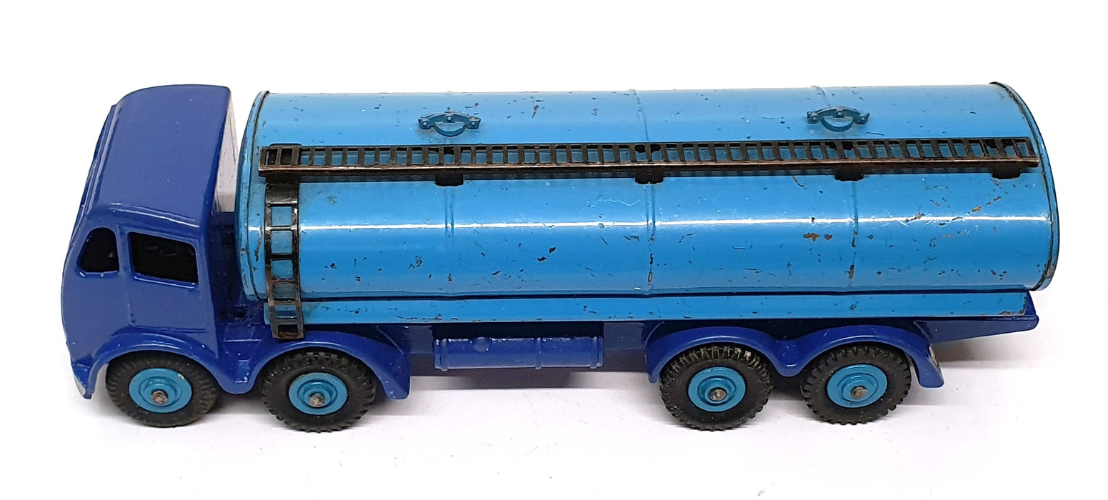 Dinky Toys Original Diecast 504 - Foden 14T Tanker Truck - Blue/Lt. Blue