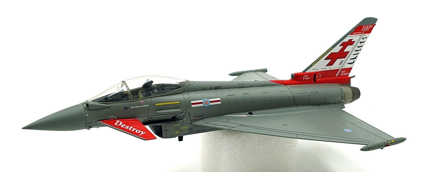 Hobby Master 1/72 Scale HA6624 - 2015 Eurofighter Typhoon ZK315 41 Sqn