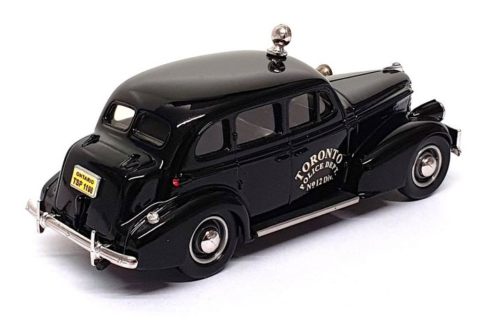 Durham Classics 1/43 Scale DC-27B - 1938 Oldsmobile F38 Toronto PD - Black