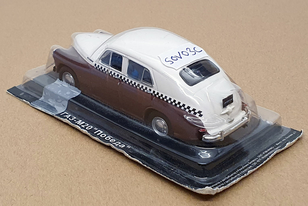 Altaya 1/43 Scale SOV03C - Russian GAZ M20 Victory - Brown/Ivory