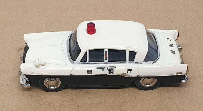 Kawabatakikaku 1/43 Scale J-43 - Toyota Toyopet Crown Police Japan - White/Black
