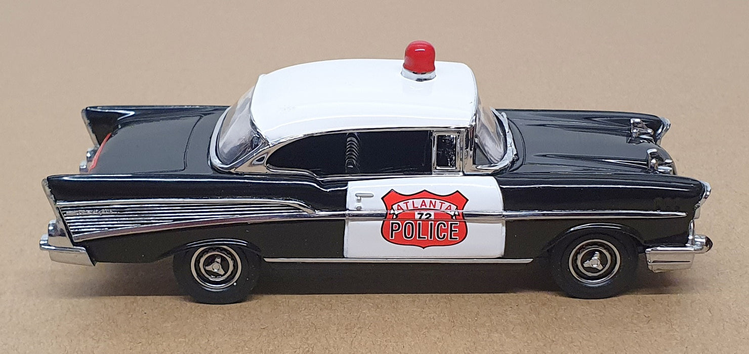 Matchbox 1/43 Scale DYM38023 '57 Chevrolet Bel Air Atlanta Police - Black/White