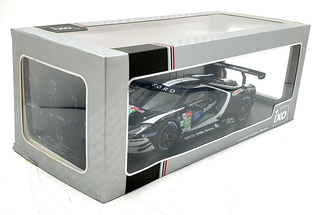 Ixo 1/18 Scale Diecast FGT18105 - Ford GT #66 24h Le Mans 2019 - Black