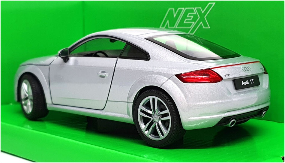 Welly NEX 1/24 Scale Diecast 24057W - 2014 Audi TT Coupe - Silver