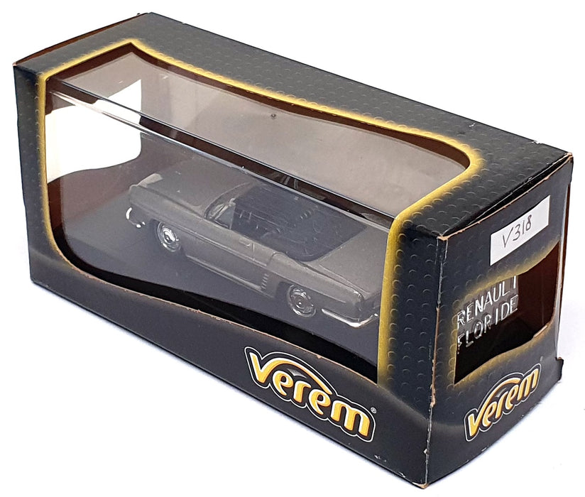 Verem 1/43 Scale Diecast V318 - 1959 Renault Floride - Met. Grey