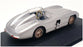 Ixo 1/43 Scale 677111 - 1955 Mercedes Benz 300 SLR Roadster - Silver