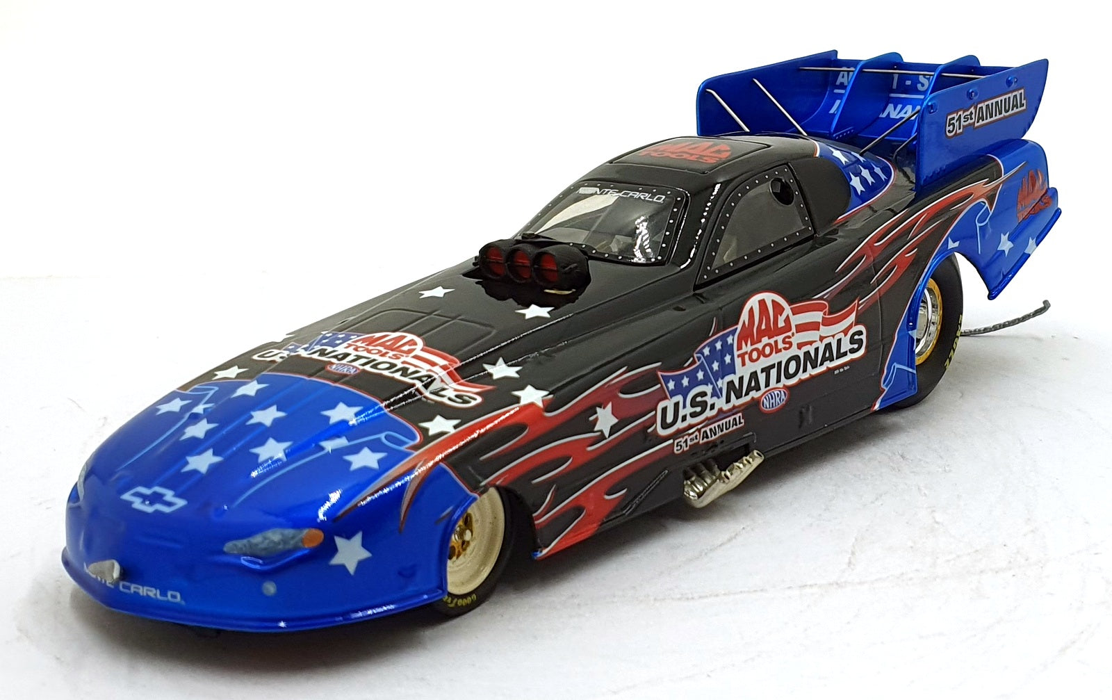 Action 1/24 Scale 109330 - Chevrolet Funny Car Dragster US Nationals 2005