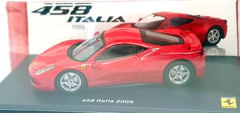Altaya 1/43 Scale Diecast 5425E - 2009 Ferrari 458 Italia - Red
