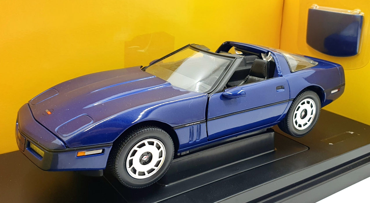 Ertl 1/18 Scale Diecast 33469 - 1985 Chevrolet Corvette Coupe - Blue