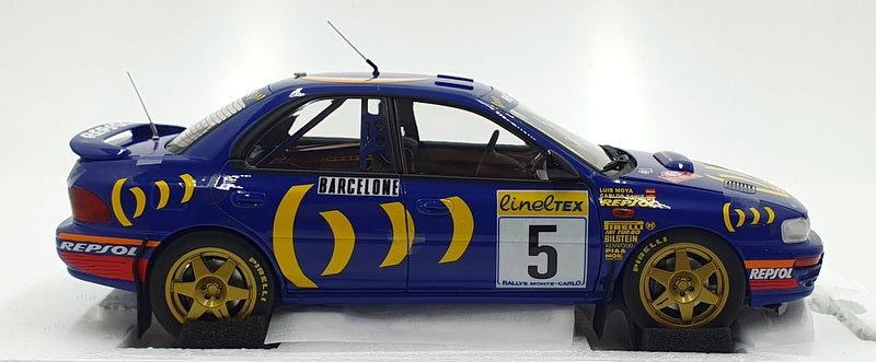 Kyosho 1/18 Scale Diecast 08962B - Subaru Impreza 1995 Monte-Carlo #5 C.Sainz