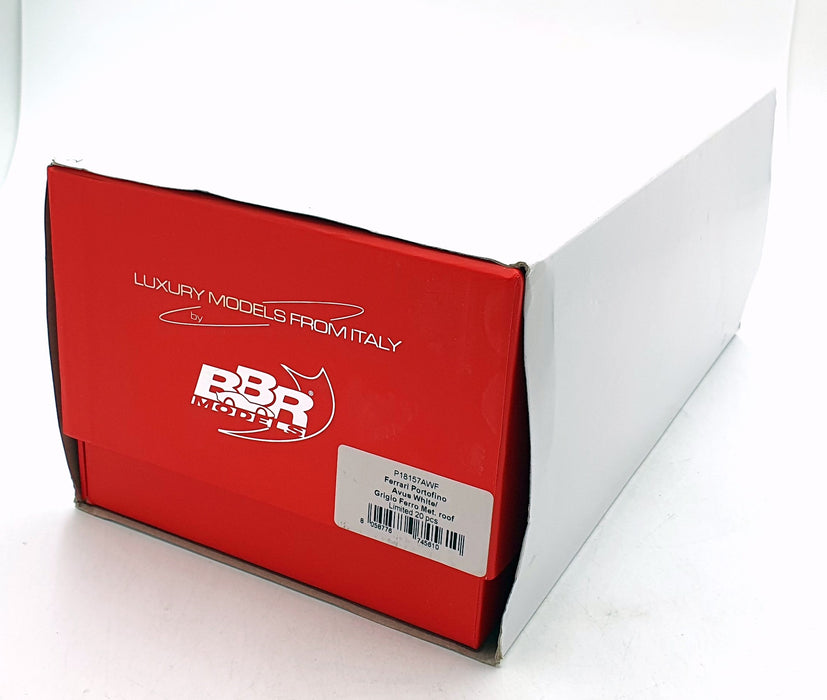 BBR 1/18 Scale Resin P18157AWF - Ferrari Portofino - Avus White/Grey