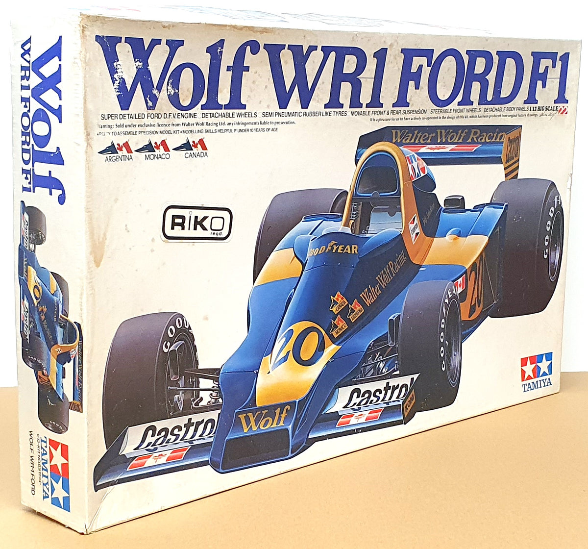 タミヤ Wolf Ford F1 1/12スケール プラモデル Tamiya 1/12 Scale Unbuilt Kit BS1224 - Wolf WR1 Ford F1 #20 Race