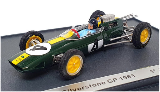 Brumm 1/43 Scale S11/09 - F1 Team Lotus Type 25 Silverstone GP 1963 #4 Jim Clark
