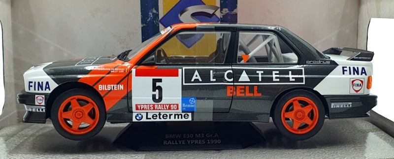 Solido 1/18 Scale Diecast S1801519 - BMW E30 M3 Gr. A Ypres 1990 De Mevius #5