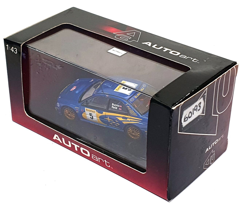 Autoart 1/43 Scale 60193 - Subaru Impreza WRC  #5 Monte Carlo Rally 2001