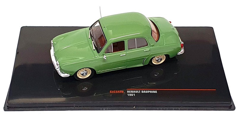 Ixo Models 1/43 Scale Diecast CLC322N - 1961 Renault Dauphine - Green