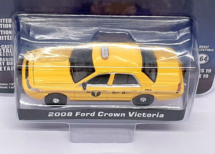 Greenlight 1/64 Scale 44790-F - 2008 Ford Crown Vic Taxi John Wick 2 - Yellow