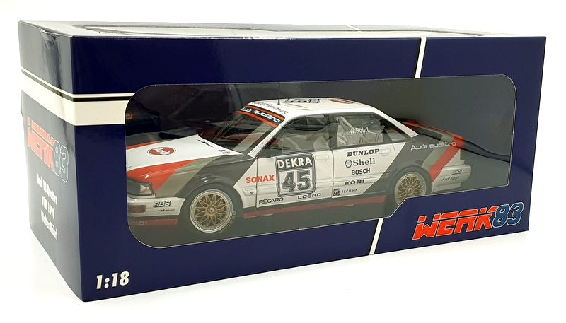 Werk83 1/18 Scale Diecast W1801502 - Audi V8 DTM #45 W.Rohrl 1990