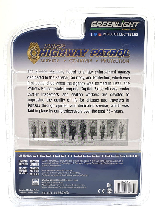 Greenlight 1/64 Scale 28060-D - 2011 Ford Crown Victoria Police Interceptor