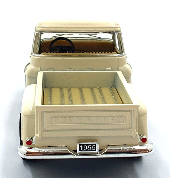 Kinsmart 1/32 Scale Pull Back & Go TY0237 1955 Chevrolet Stepside Pick Up Cream