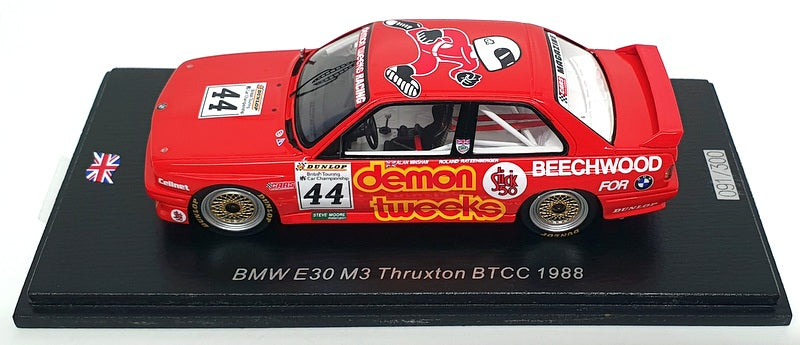 Spark Model 1/43 Scale UK016 - BMW E30 M3 Thruxton BTCC 1988 Ronald Ratzenberger