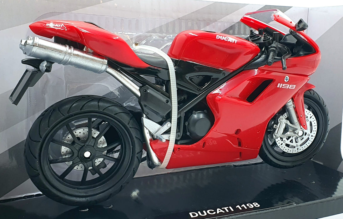 NewRay 1/12 Scale 57143A - Ducati 1198 Motorbike - Red