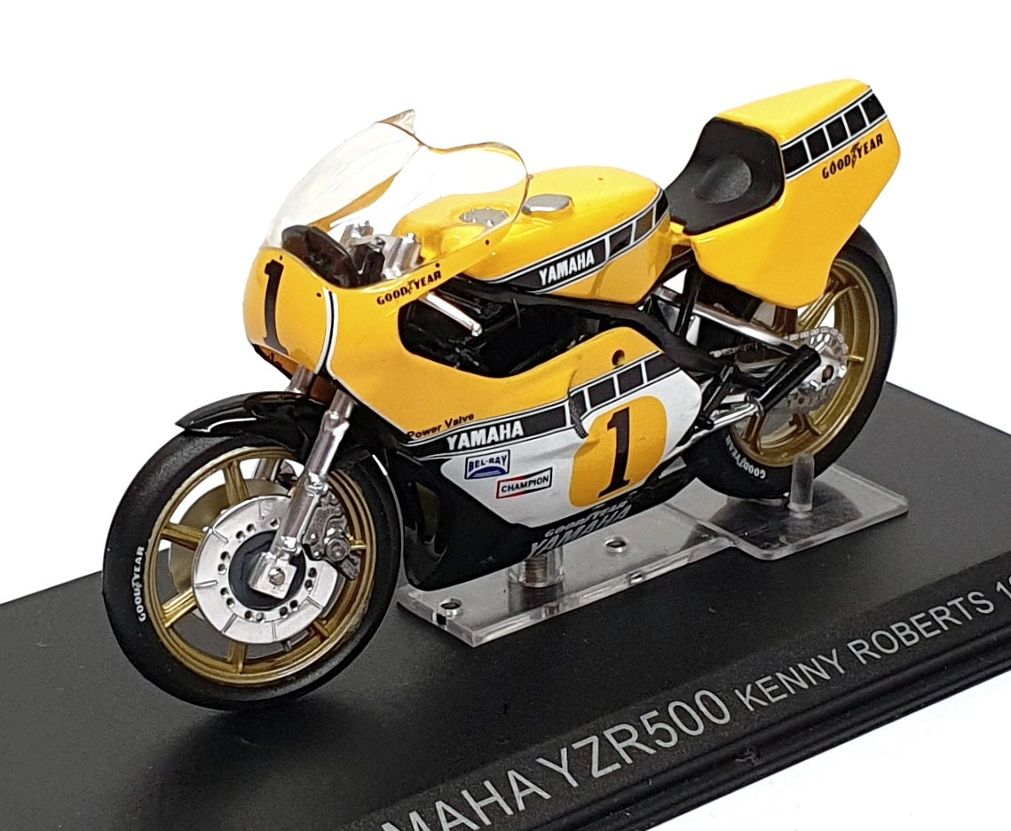 Altaya 1/24 Scale AMB04D - Yamaha YZR500 #1 Kenny Roberts - Yellow