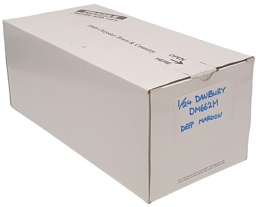 Danbury Mint 1/24 Scale DM662M - 1948 Chrysler Town & Country - Deep Maroon