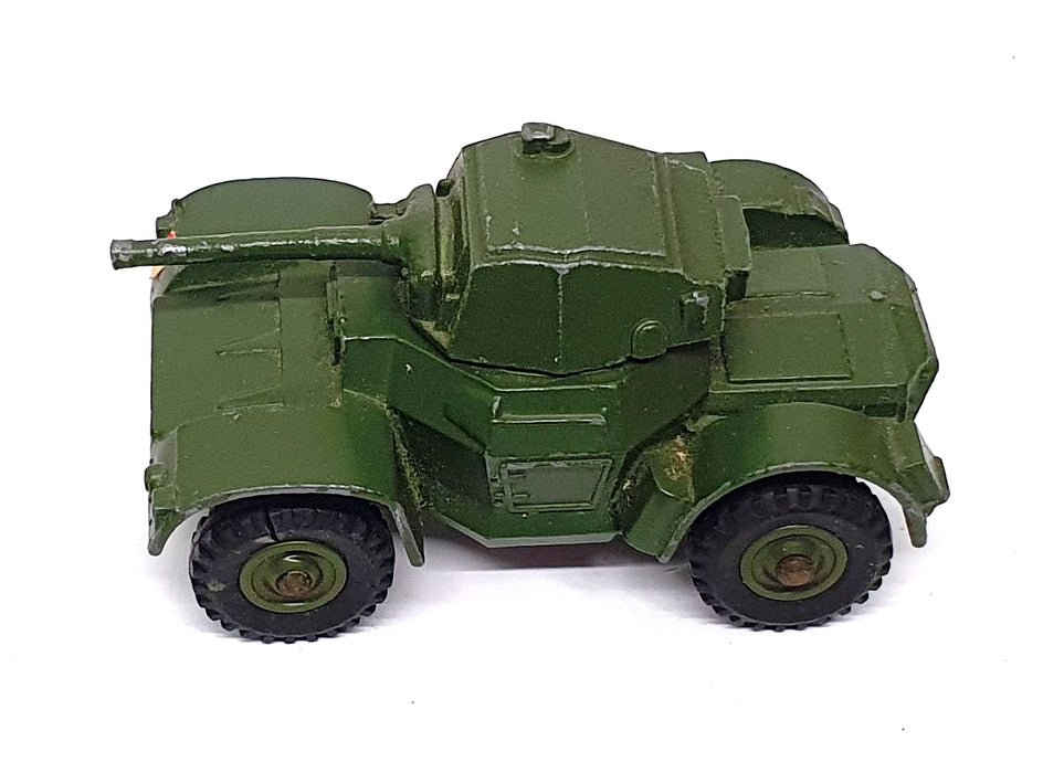 Dinky Toys 7.5cm Long Original Diecast 670 - Armoured Car - Green
