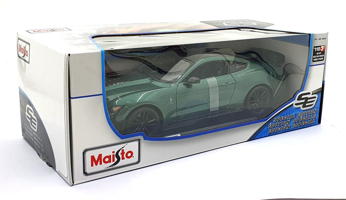 Maisto 1/18 Scale Diecast 46629 - 2020 Mustang Shelby GT500 - Met. Green