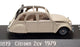 Solido 1/43 Scale Diecast 1819 - 1979 Citroen 2cv - Beige 