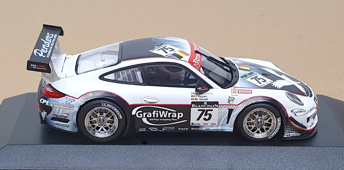 Minichamps 1/43 Scale 400 118957 - Porsche 911 GTR #75 24H Spa 2011