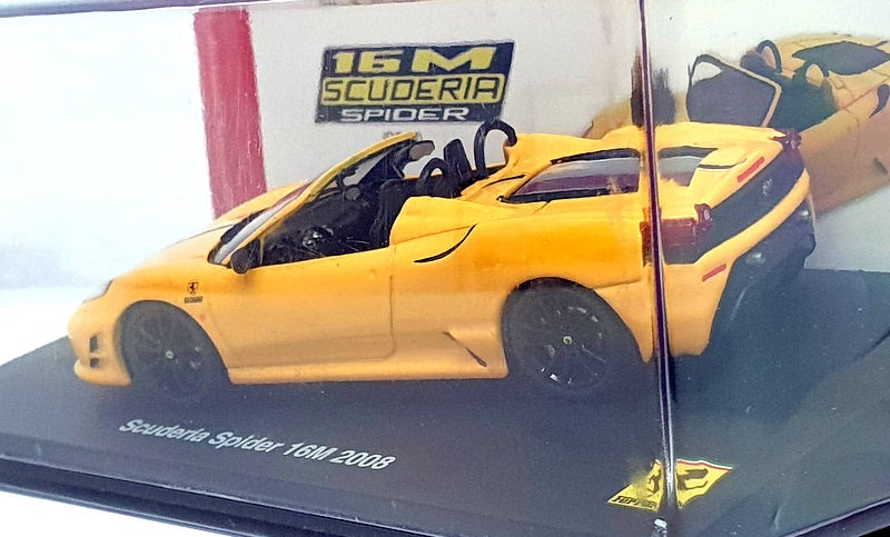 Altaya 1/43 Scale Diecast 5425C - 2008 Ferrari Scuderia Spider 16M - Yellow