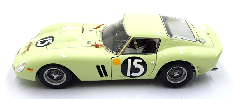 Kyosho 1/18 Scale KS08438C - Ferrari 250GTO #15 Goodwood 1962 - Light Green