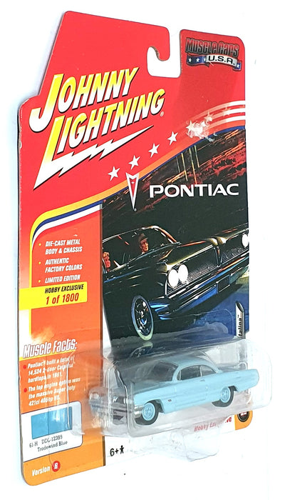 Johnny Lightning 1/64 Scale JLSP008 - 1961 Pontiac Catalina - Tradewind Blue