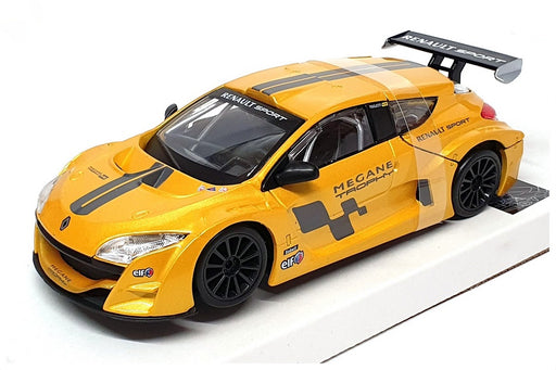 Burago 1/24 Scale 18-22115 - Renault Megane Trophy - Met Yellow