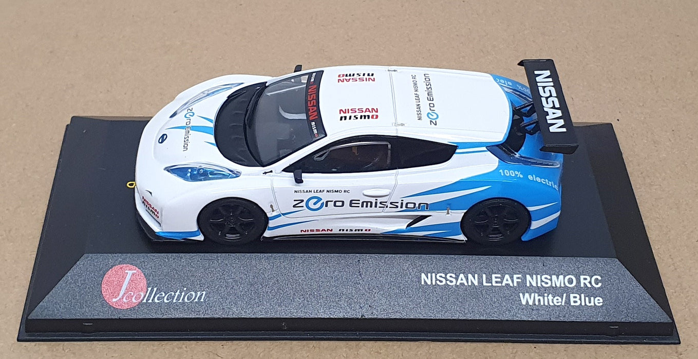 J Collection 1/43 Scale JC240 - Nissan Leaf Nismo RC - White/Blue