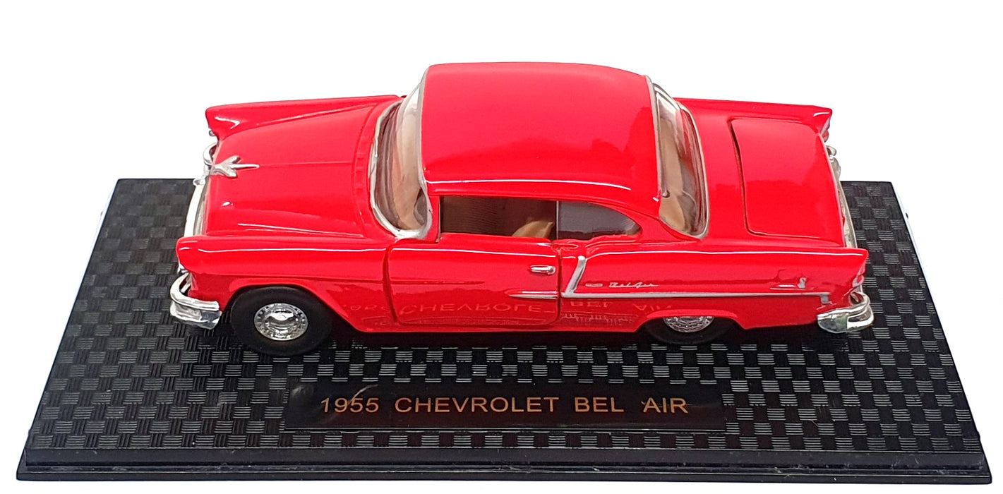 Road Champions 1/43 Scale Diecast 68600 - 1955 Chevrolet Bel Air - Red