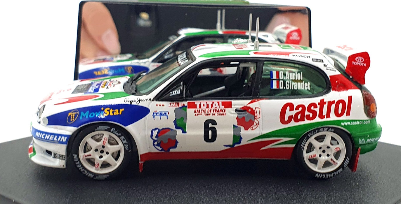 Vitesse 1/43 Scale V98200 - Toyota Corolla WRC #6 Rally Tour De Corse 1998