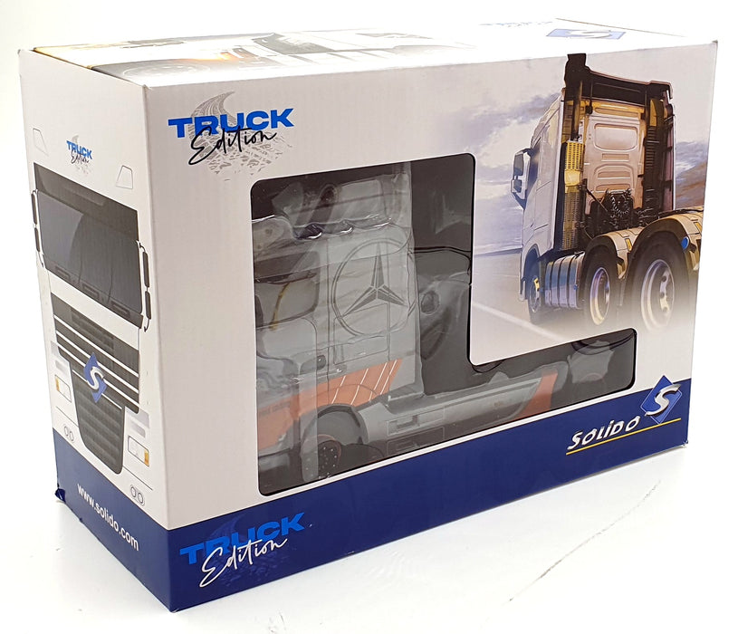 Solido 1/24 Scale S2400202 2019 Mercedes Actros Grand Prix Edition Truck Silver