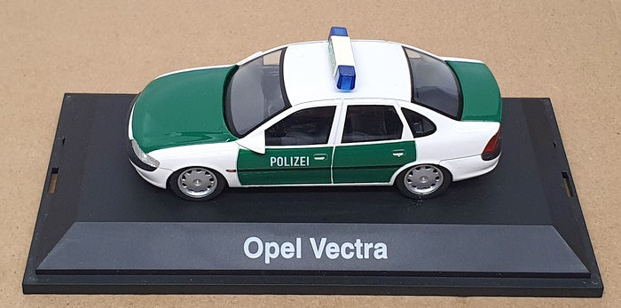 Schuco 1/43 Scale 04164 - Opel Vectra Stufenheck Polizei - White/Green