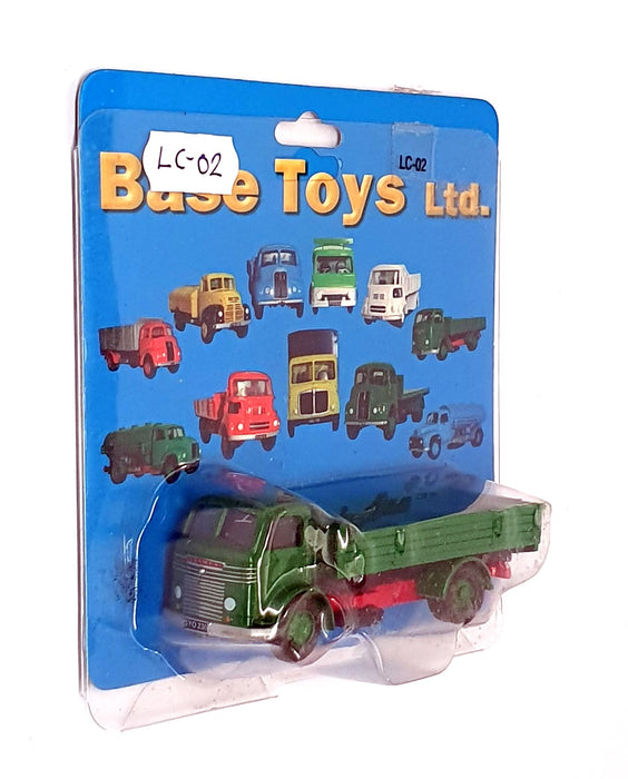Base Toys 1/76 Scale Diecast LC-02 - Commer Dropside Truck - Green