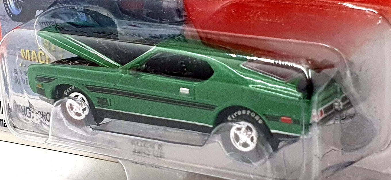 Johnny Lightning 1/64 Scale 291-11 - 1971 Ford Mach 1 - Met. Green