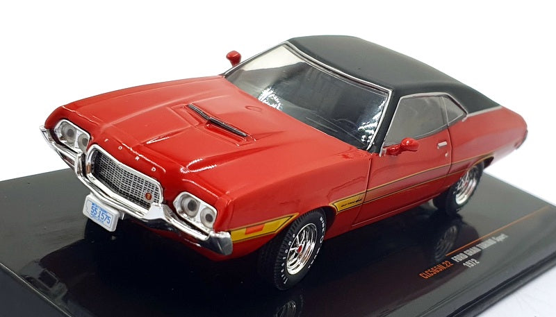 Ixo Models 1/43 Scale CLC565N.22 - Ford Gran Tourino Sport - Red