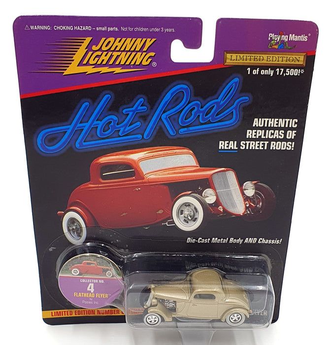 Johnny Lightning 1/64 Scale 441-04 Hot Rods Collector #4 Flathead Flyer - Gold