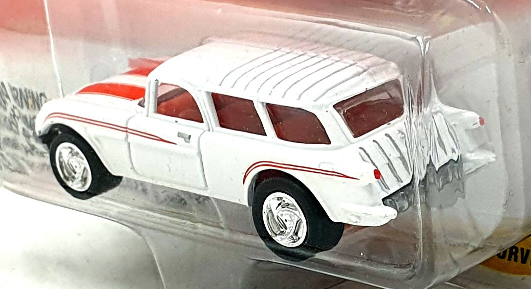 Johnny Lightning 1/64 Scale 993-01 - 1954 Corvette Nomad - White