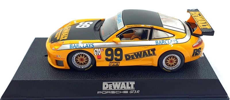 Scalextric 1/32 Scale Slot Car C2481 - Porsche 911 GT3R #99 "DeWALT"