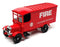 Corgi 13cm Long Diecast C855 - 1929 Thornycroft Van Lincolnshire Fire - Red