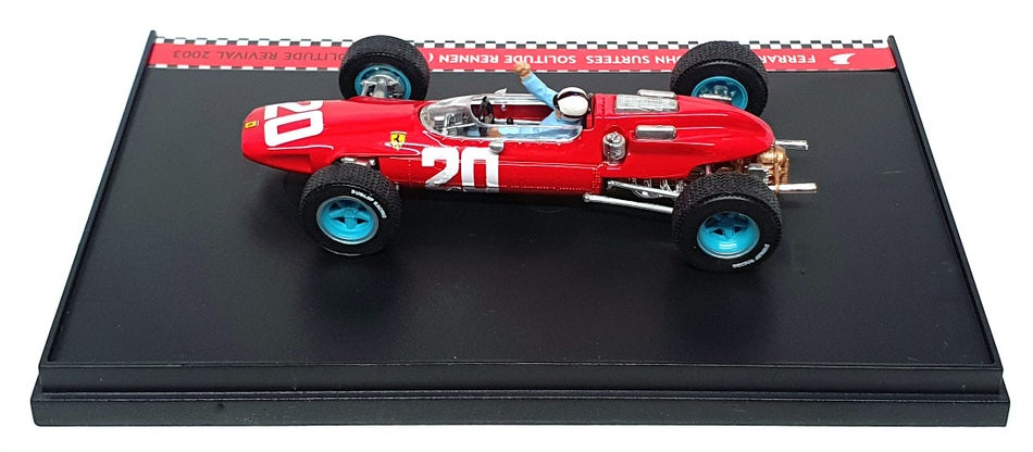 Brumm 1/43 Scale S03/11 - Ferrari 158 Solitude Rennen 1964 #20 J.Surtees